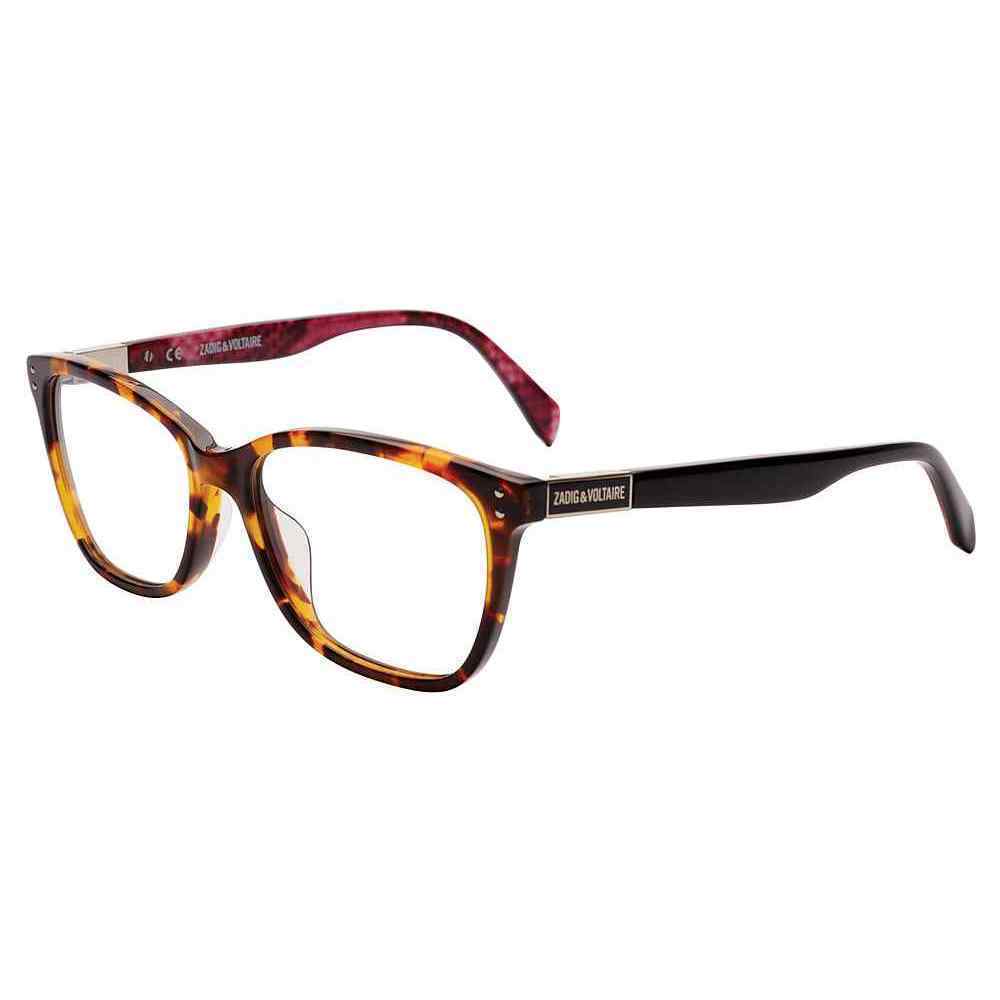 ZADIG & VOLTAIRE OPTICAL VZV125 Eyeglasses BROWN-779 52mm